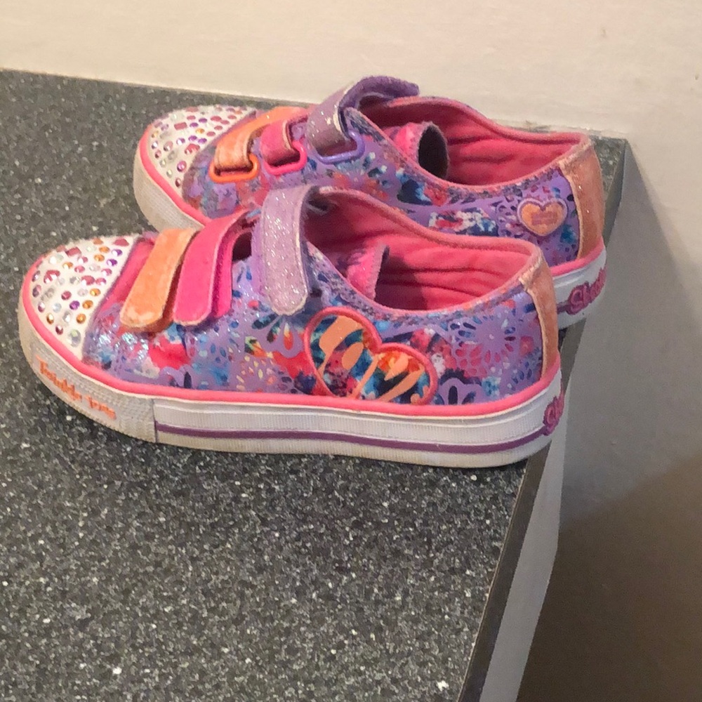 Pink girly sneakers